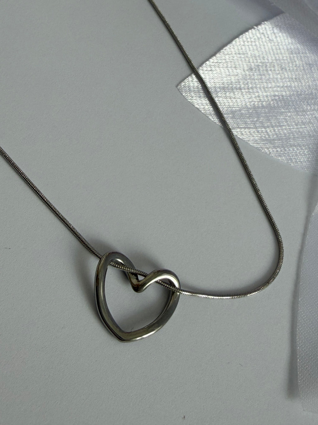 Golden and Silver Heart Luxe Necklace