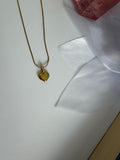 Golden Love Charm Necklace