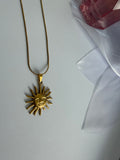 Golden Sun Aura Necklace