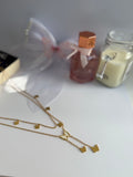 Golden Butterfly Layered Necklace