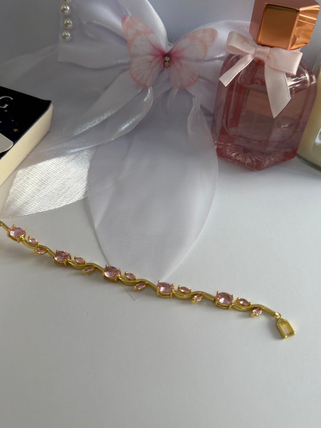 Blush Crystal Luxe tulip Bracelet
