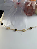 Mini Midnight Clover Bracelet
