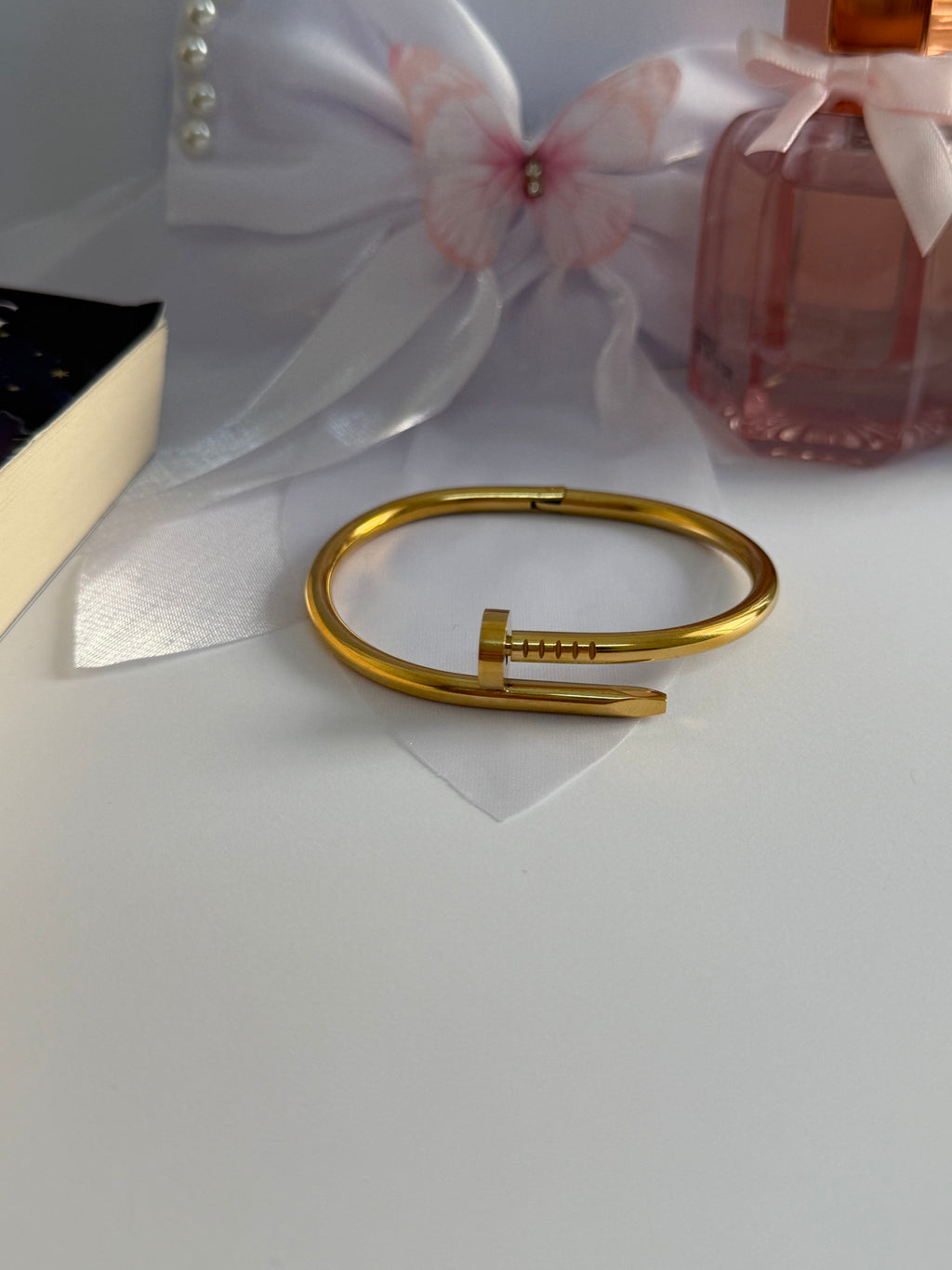 Luxury Nail Bangle Bracelet